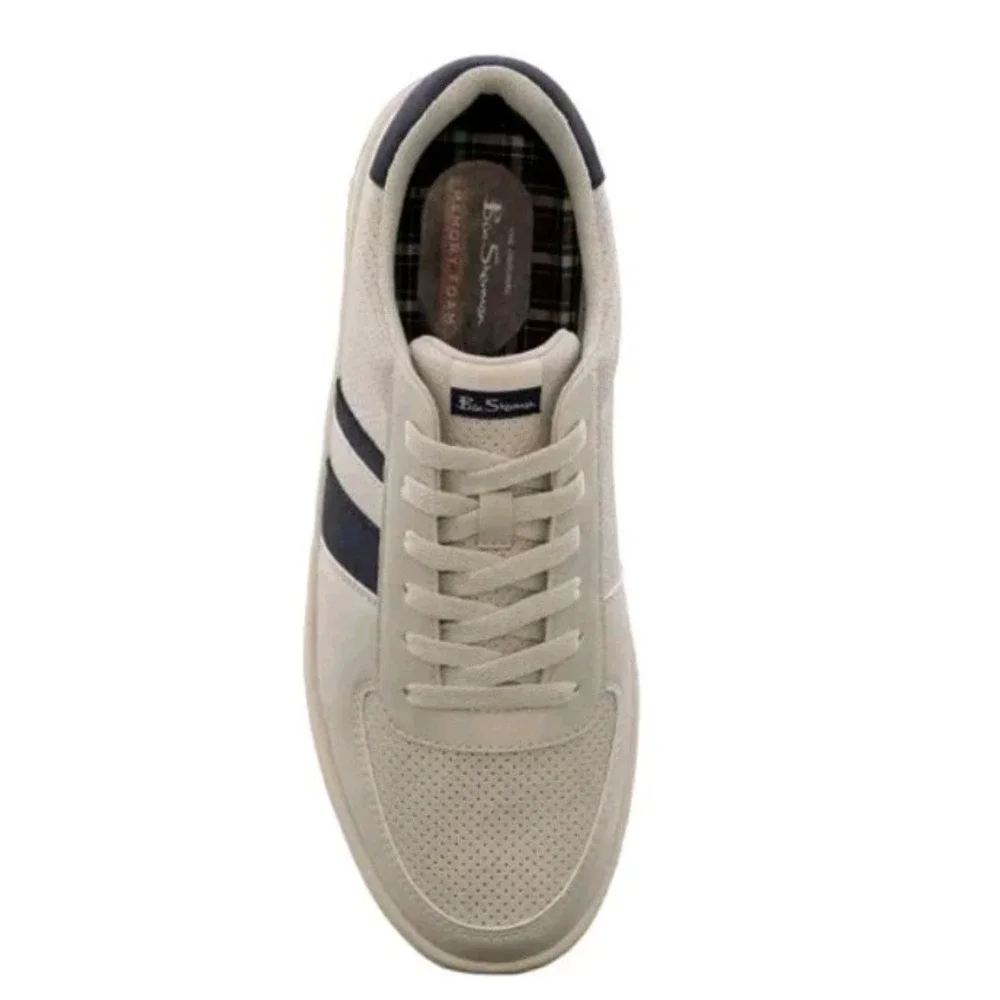 NEW Men's Ben‎ Sherman Webber Casual / Dress Shoes Grey / Blue Sz 9.5 1903451